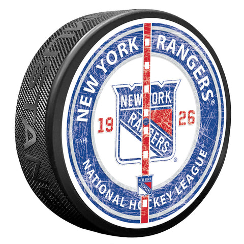 New York Rangers Center Ice Puck
