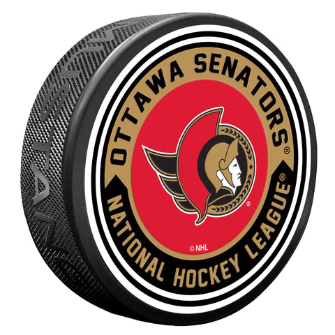 Ottawa Senators Arrow Textured Puck
