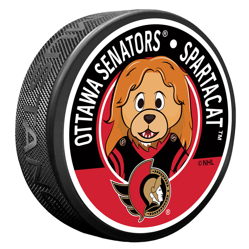 Textured Puck | Ottawa Senators | Mascot - Spartacat