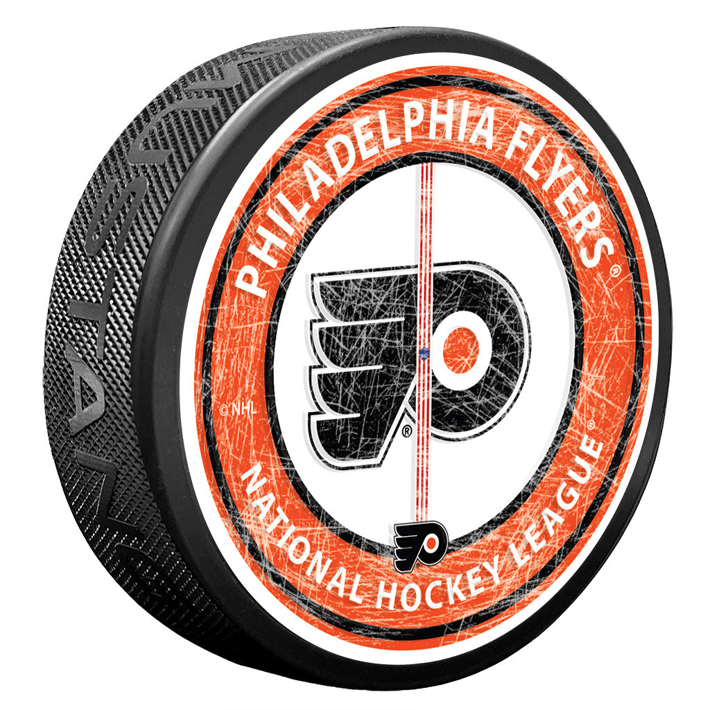 Philadelphia Flyers Center Ice Puck