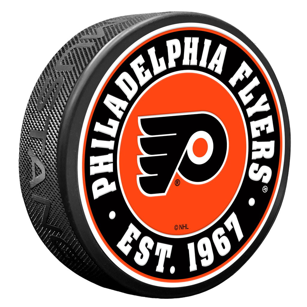 Philadelphia Flyers Established Textured Puck