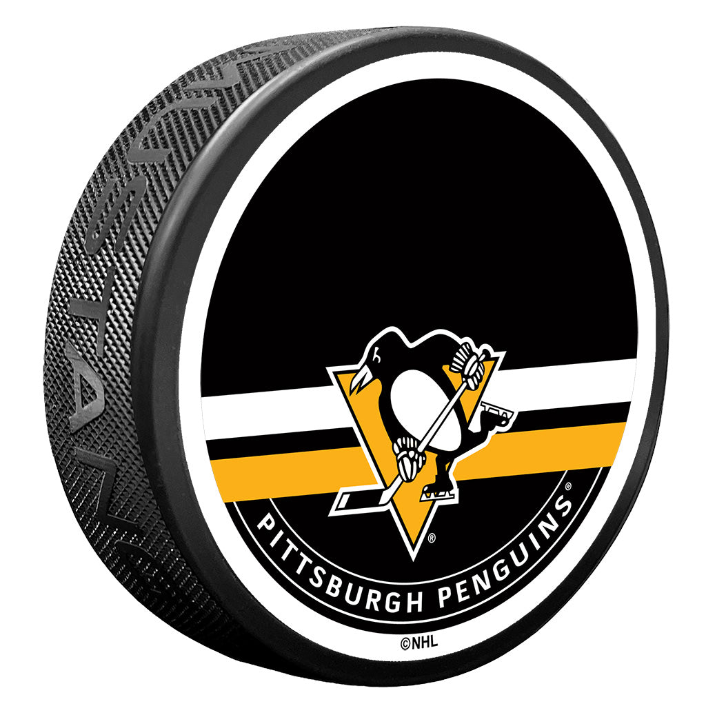 Pittsburgh Penguins Autograph Puck with Texture