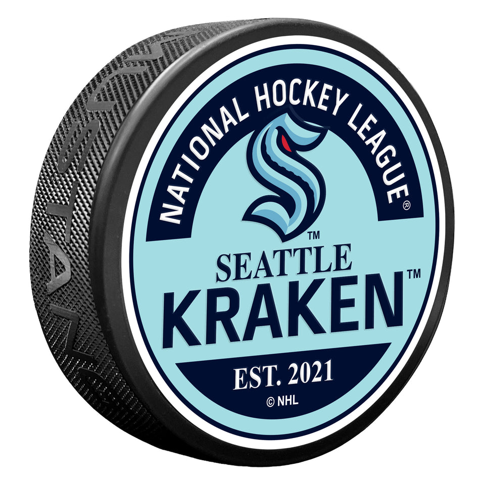 Seattle Kraken Textured Block Puck