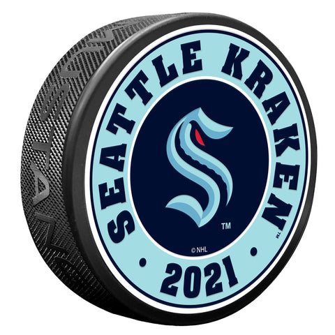 Seattle Kraken Established Textured Puck