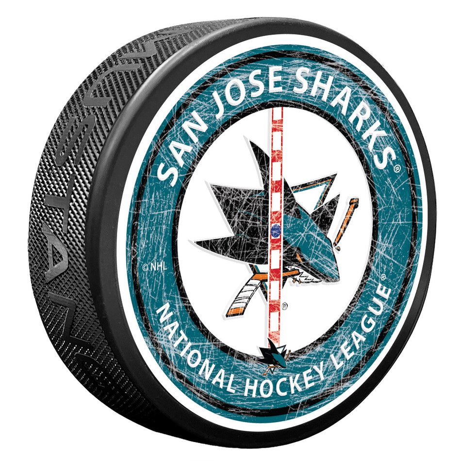 San Jose Sharks Center Ice Puck