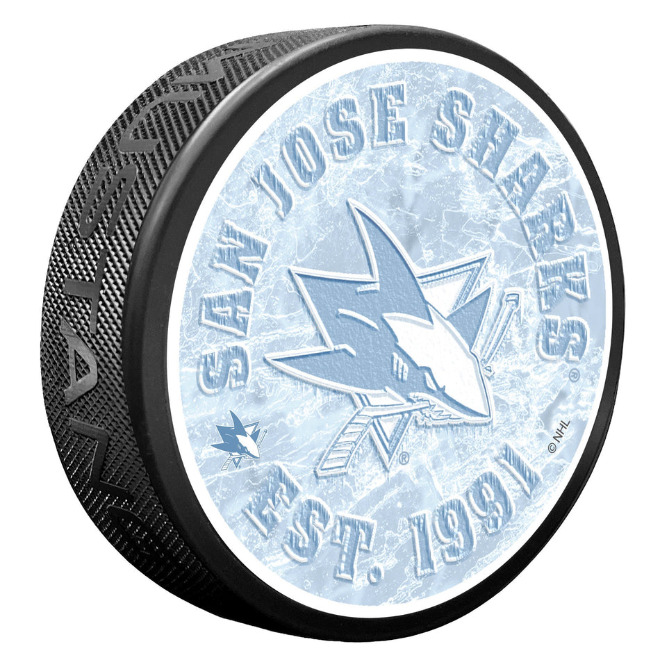 San Jose Sharks Puck - Frozen