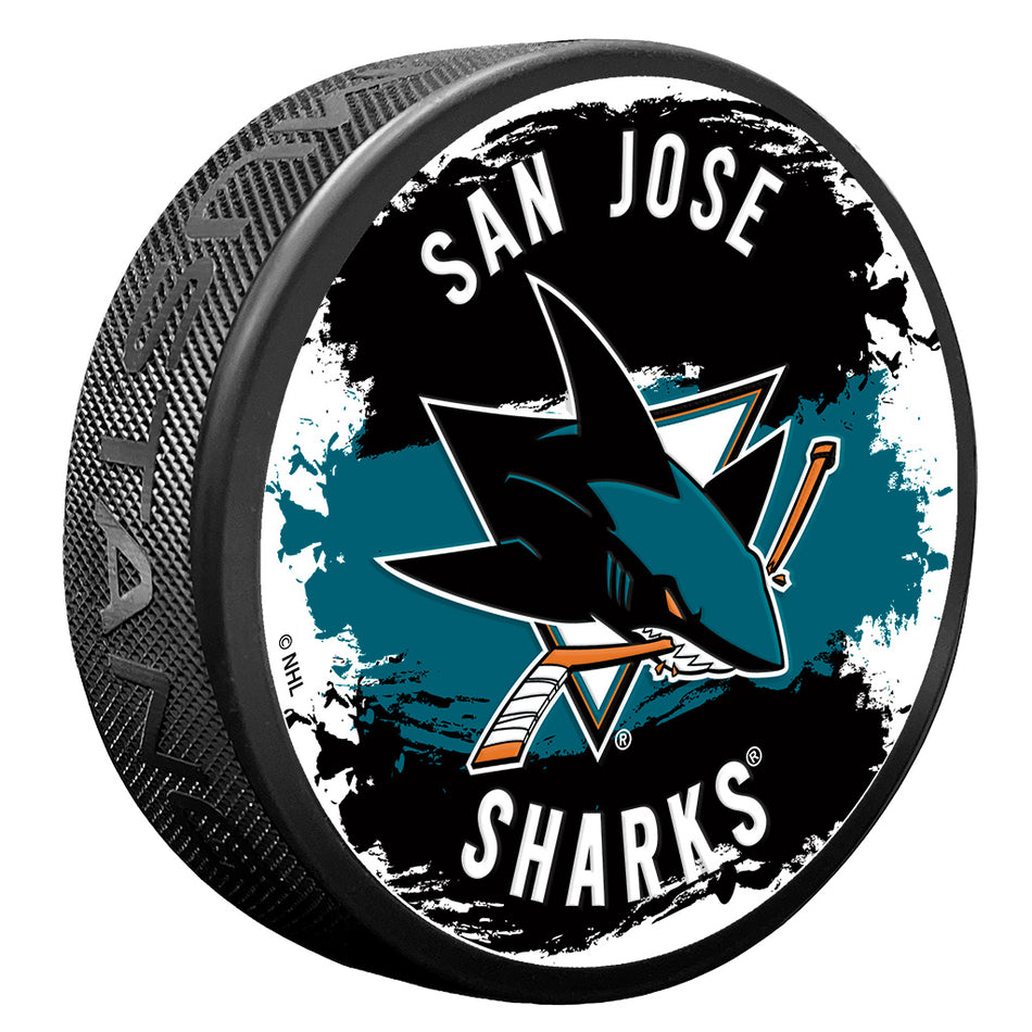 San Jose Sharks Puck - Splash