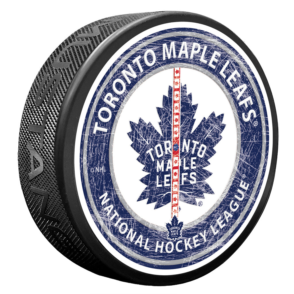 Toronto Maple Leafs Center Ice Puck