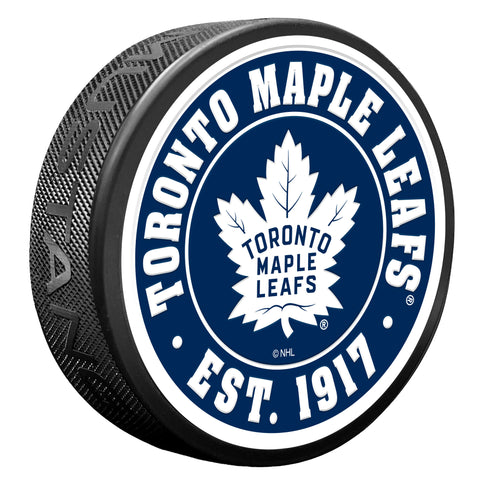 Toronto Maple Leafs Established Textured Puck