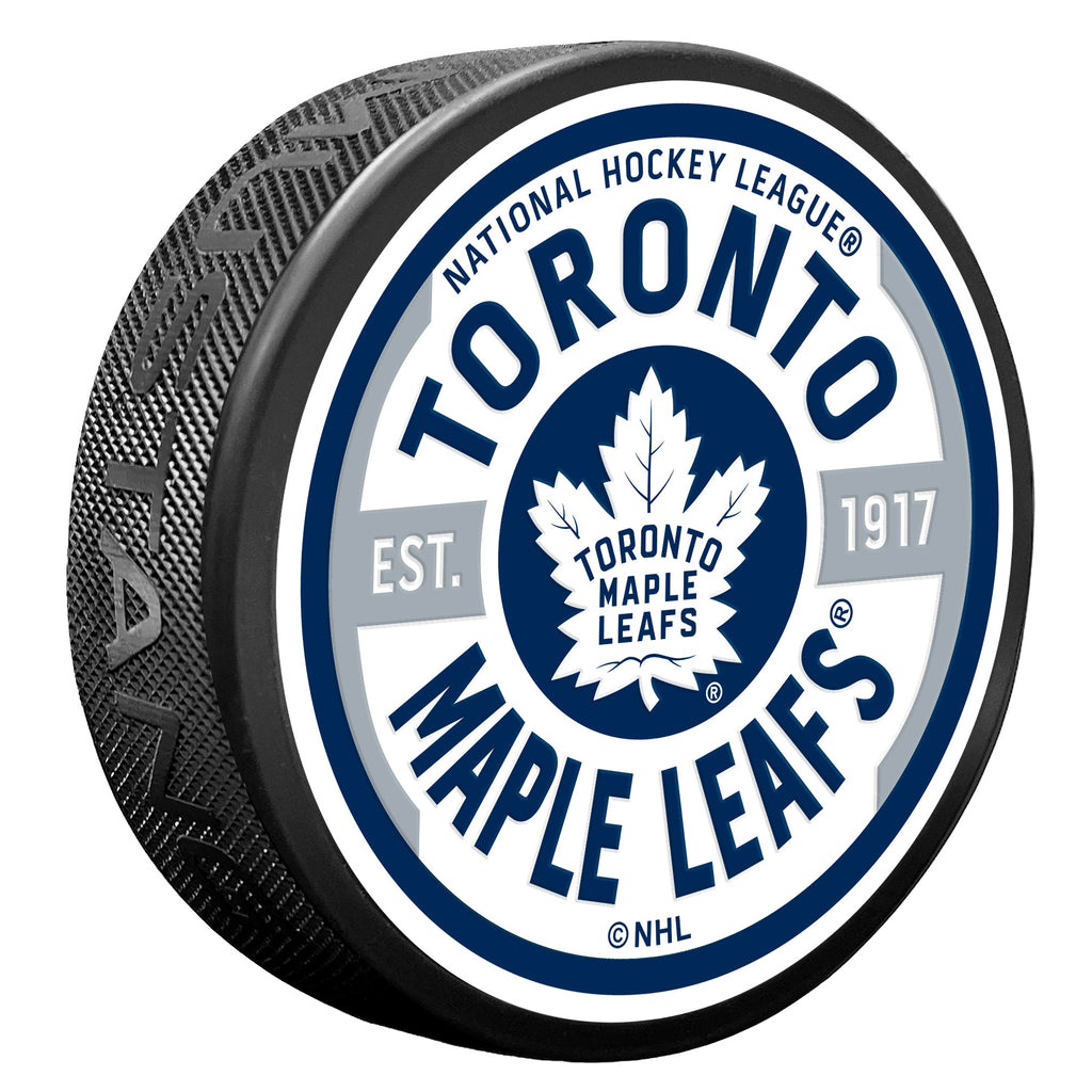 Toronto Maple Leafs Gear Textured Puck