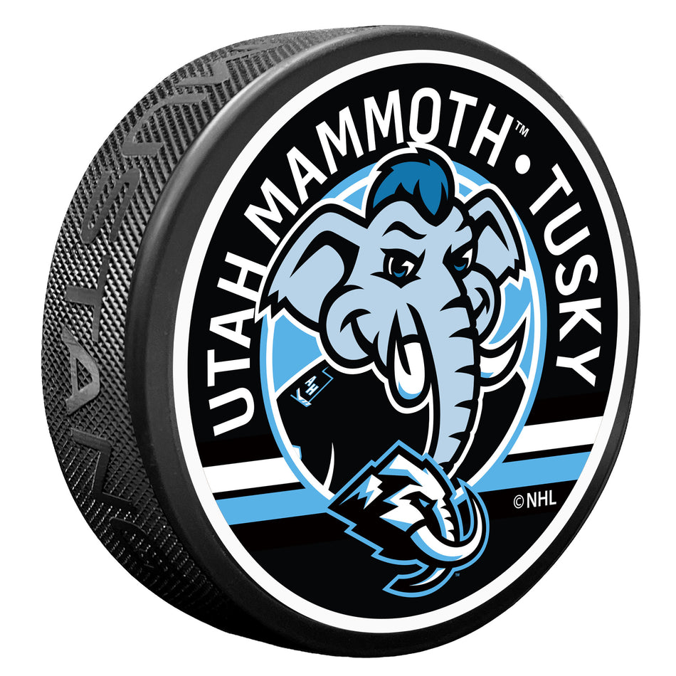 Textured Puck | Utah Mammoth | Mascot - Tusky