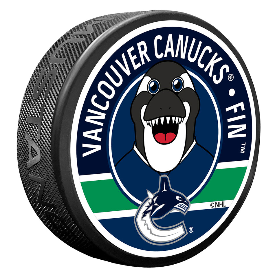 Textured Puck | Vancouver Canucks | Mascot - Fin
