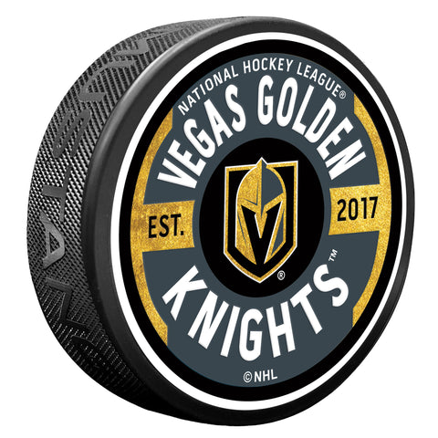 Vegas Golden Knights Gear Textured Puck