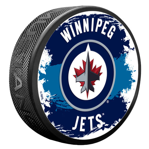 Winnipeg Jets Puck - Splash