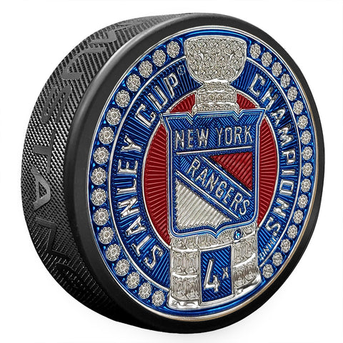 New York Rangers Stanley Cup Dynasty Puck Design Trimflexx