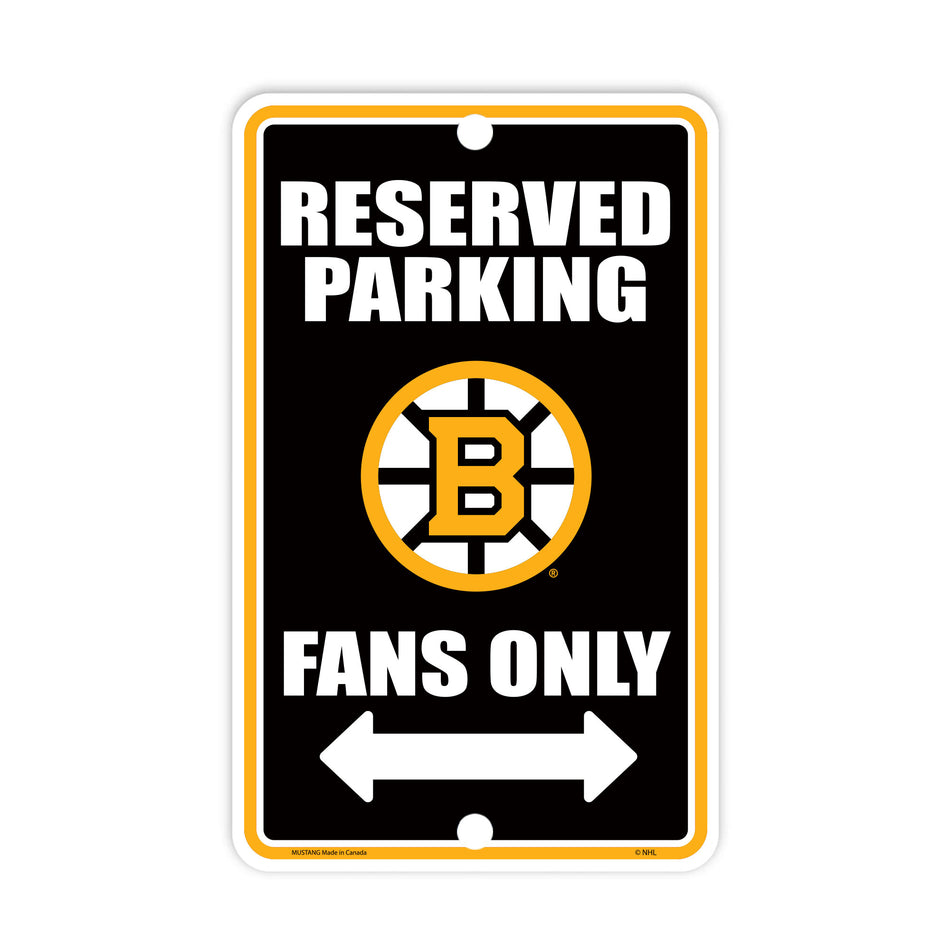 5" x 8" Sign | Boston Bruins | Fans Only