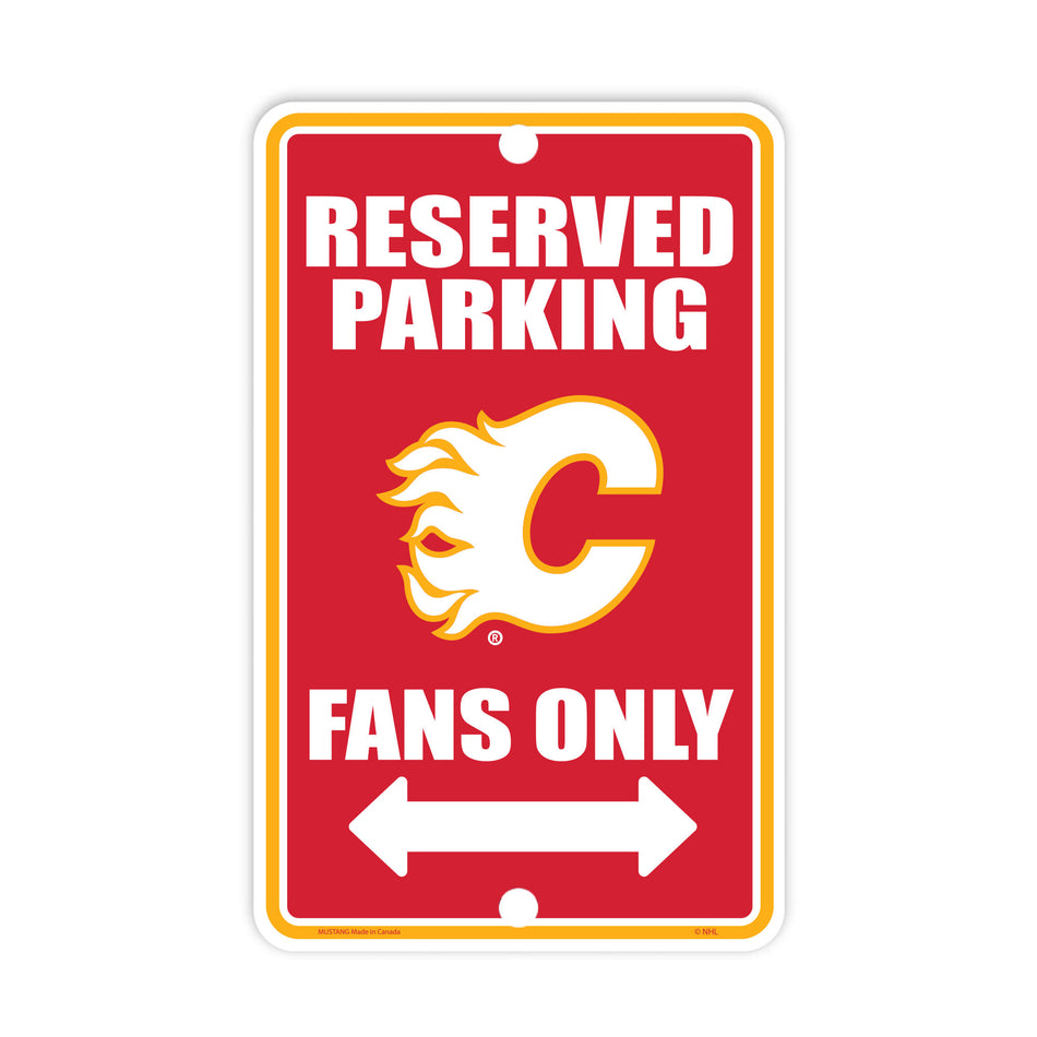 5" x 8" Sign | Calgary Flames | Fans Only