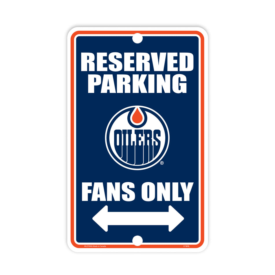 5" x 8" Sign | Edmonton Oilers | Fans Only