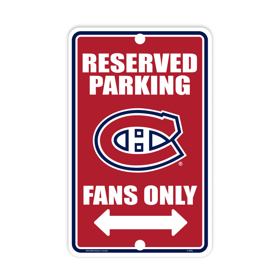 5" x 8" Sign | Montreal Canadiens | Fans Only