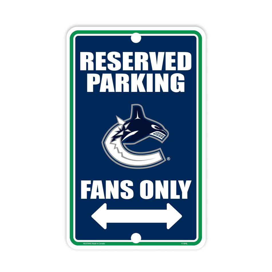 5" x 8" Sign | Vancouver Canucks | Fans Only