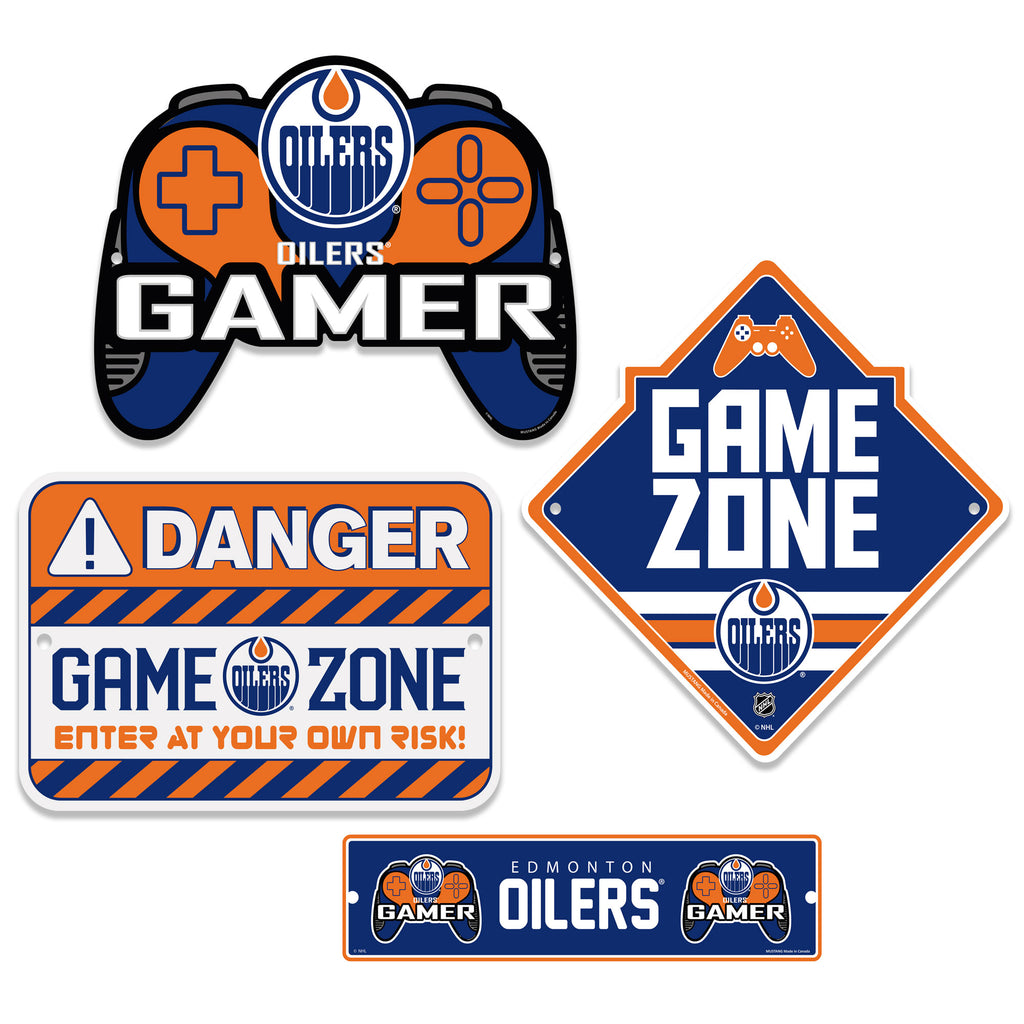Edmonton Oilers Gaming Sign Set
