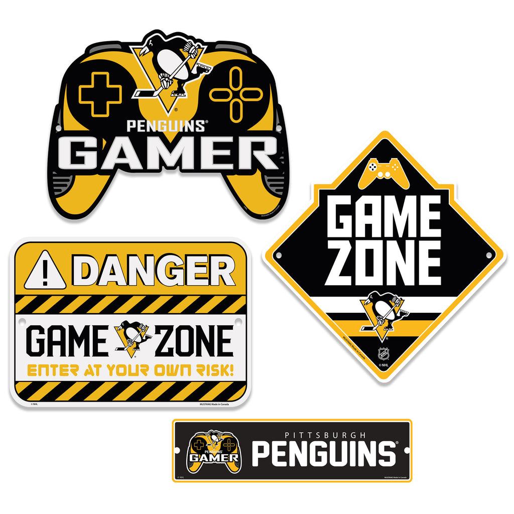Pittsburgh Penguins Gaming Sign Set