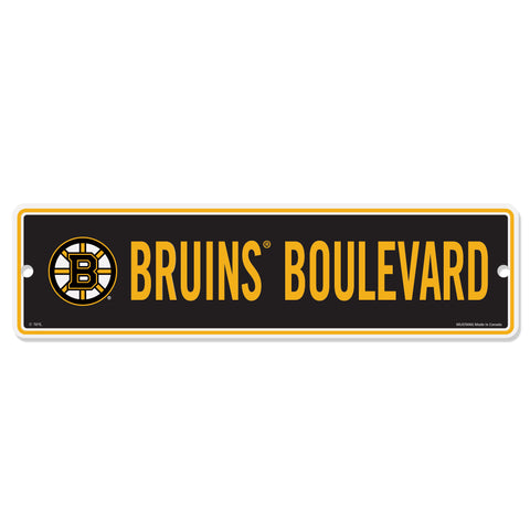 Boston Bruins 4x15 Street Sign