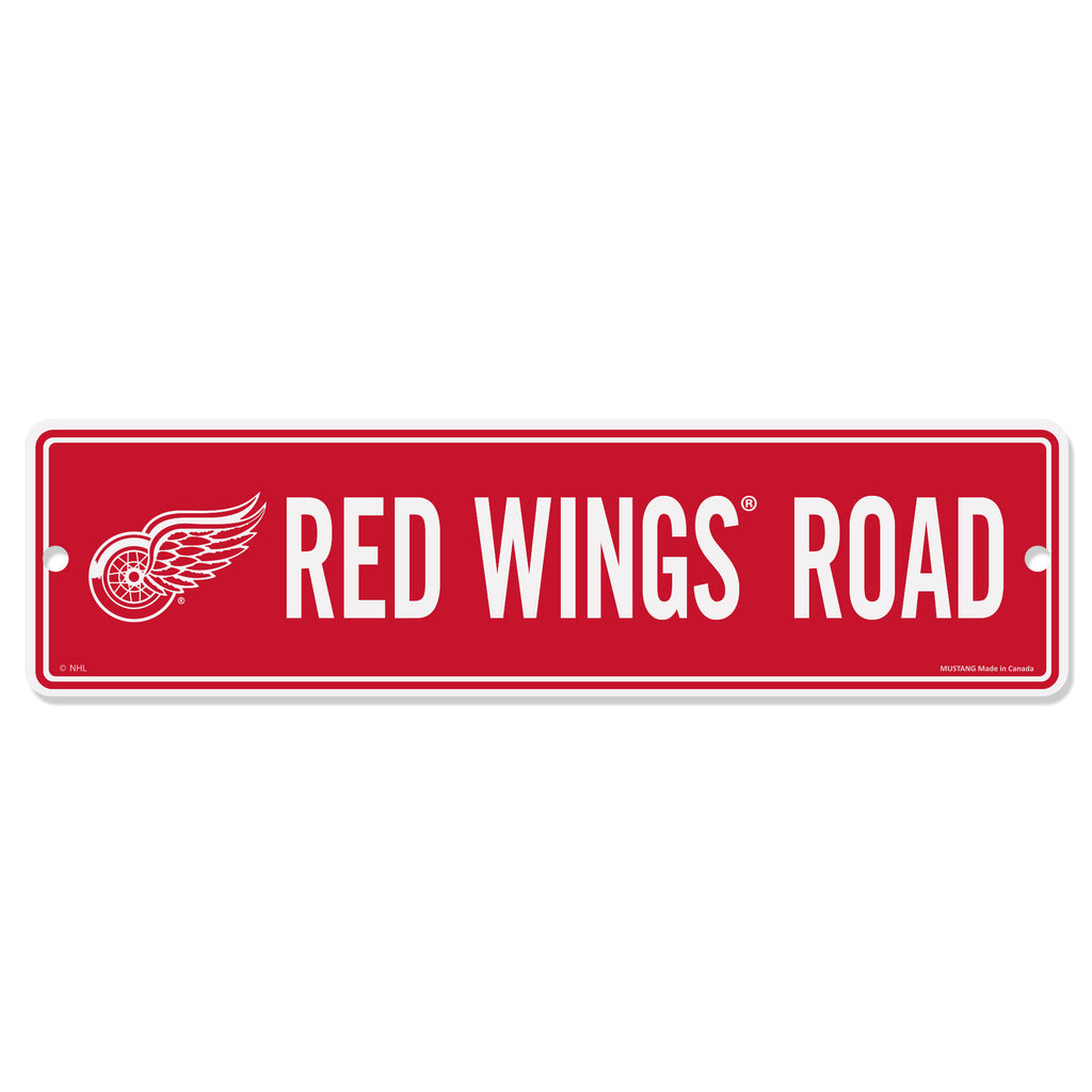 Detroit Red Wings 4x15 Street Sign