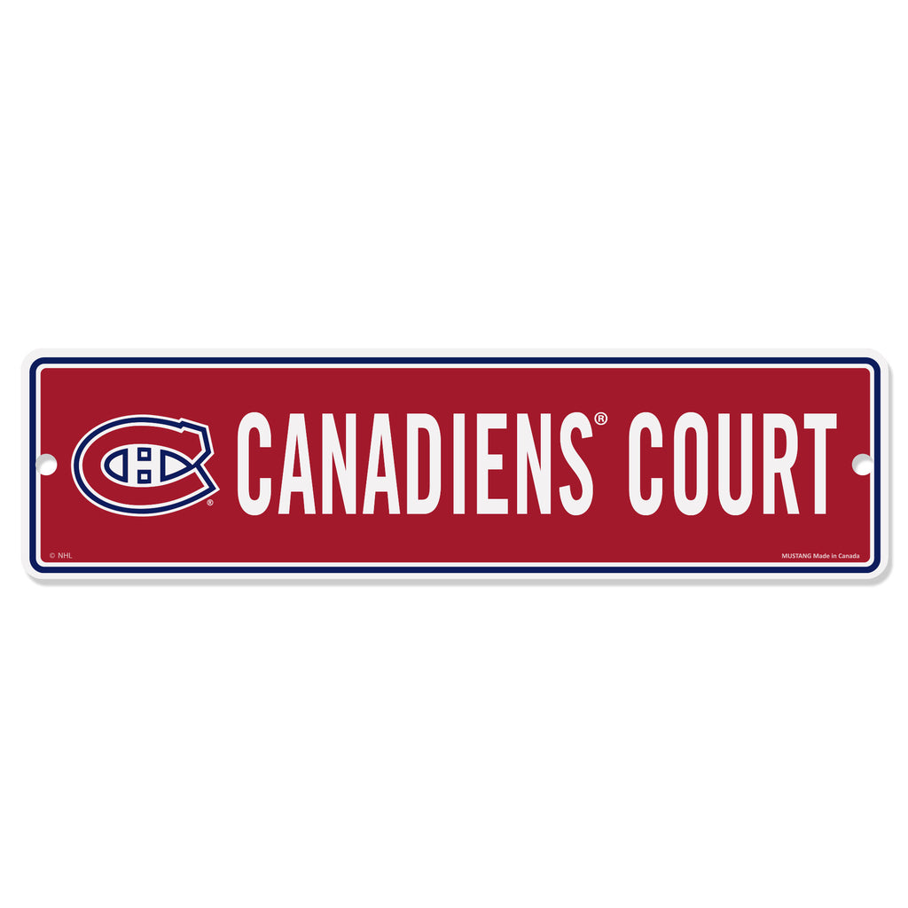 Montreal Canadiens 4x15 Street Sign