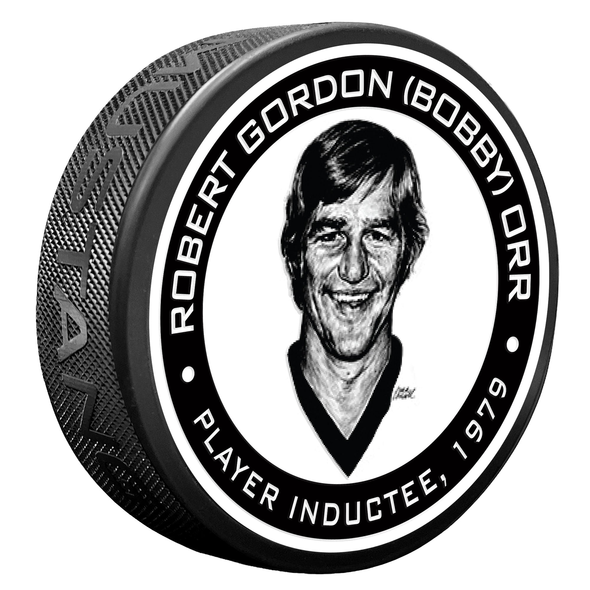 Textured Puck | Legends | Bobby Orr 1979 – Mustang Wholesale