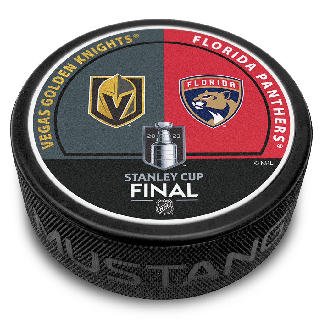Vegas Golden Knights / Florida Panthers Match Up Puck - NHL 2023 Playoffs