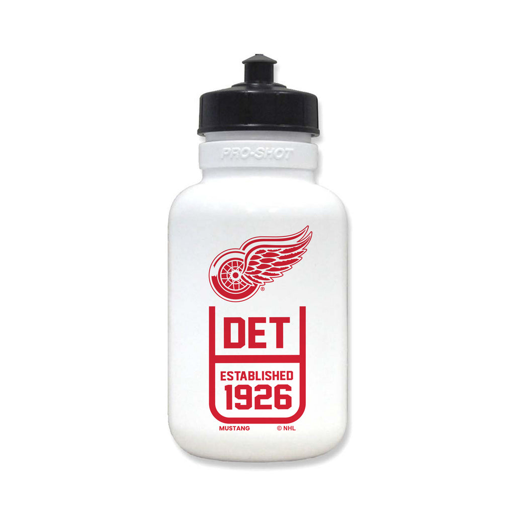 Detroit Red Wings - White Squeeze Water Bottle