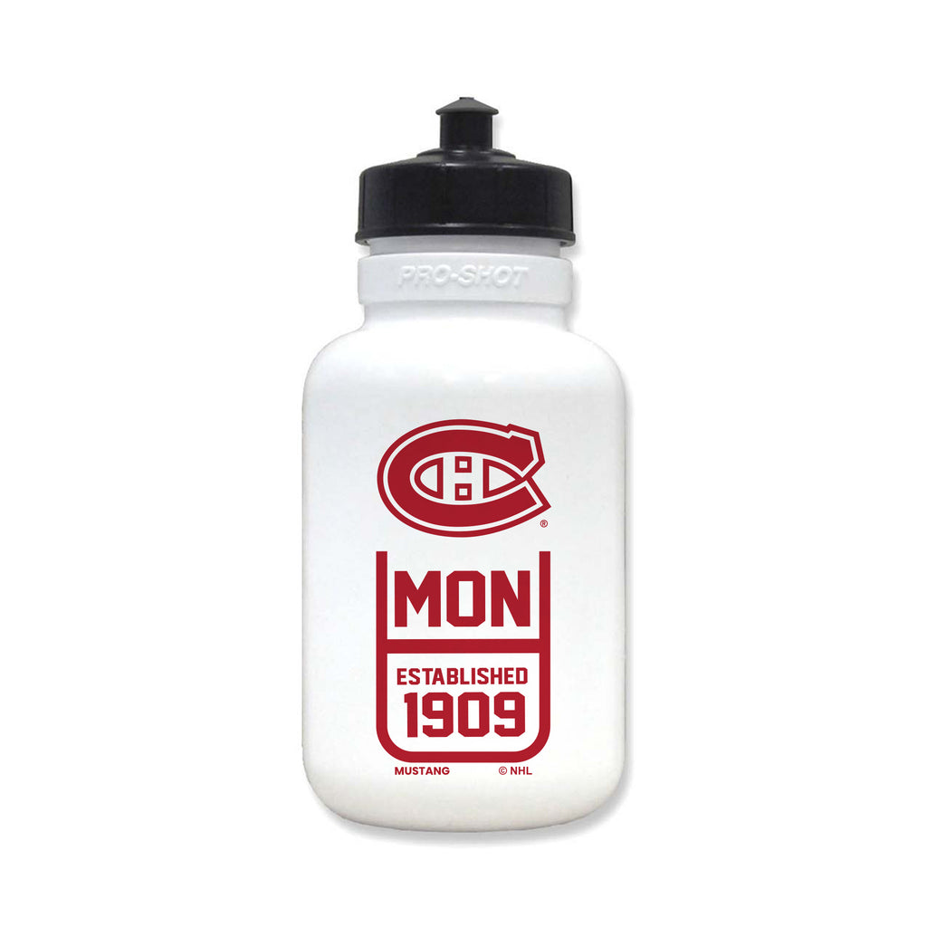 Montreal Canadians  - White Squeeze Water Bottle