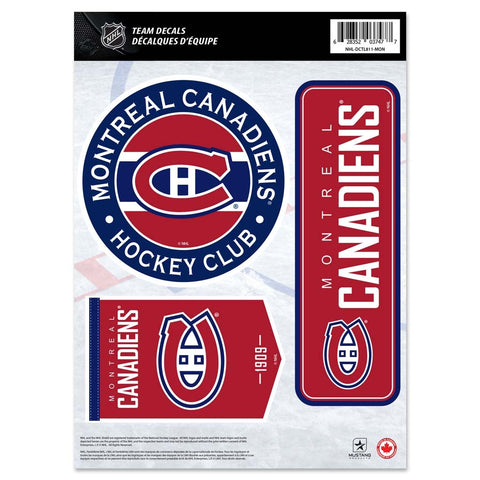 Montreal Canadiens Fan Decal Set - 8