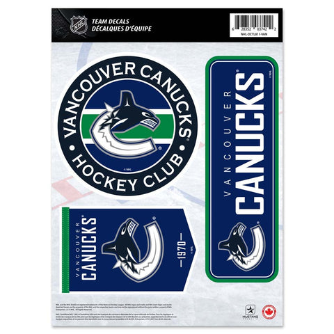 Vancouver Canucks Fan Decal Set - 8