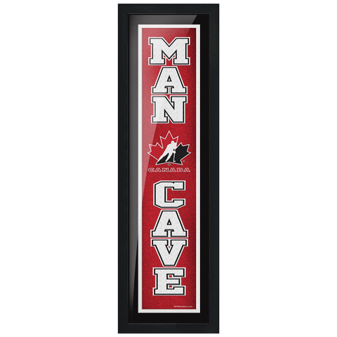 Team Canada 6x22 Framed Sign - Man Cave
