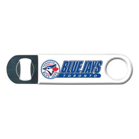 Flat Metal Opener with Rubber Grip - Toronto Blue Jays
