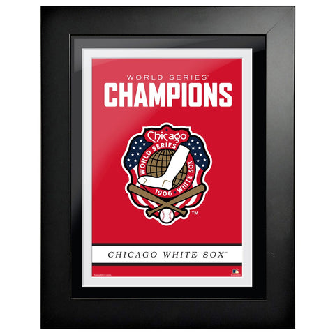 Chicago White Sox Cooperstown World Series Logo 1906 12x16 Framed Art