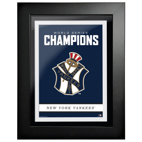 New York Yankees Cooperstown World Series Logo 1951 12x16 Framed Art
