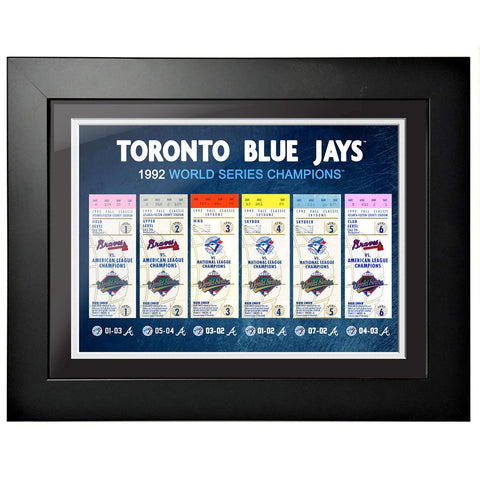 MLB 1992 Toronto Blue Jays World Champions Team Picture Color 8 X