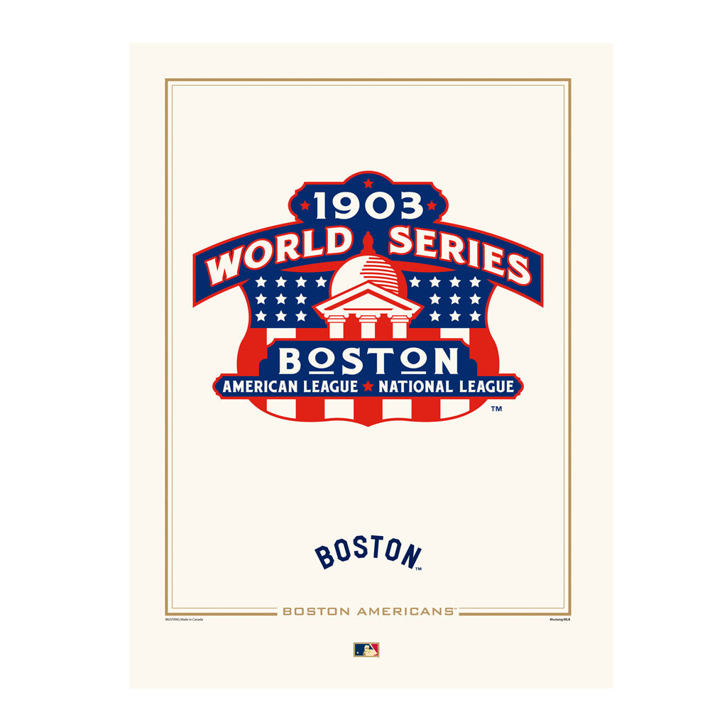 Boston Red Sox 1903 World Series 12x16 Print