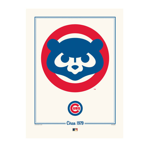 Chicago Cubs 12x16 Cooperstown Logo Print- 1979