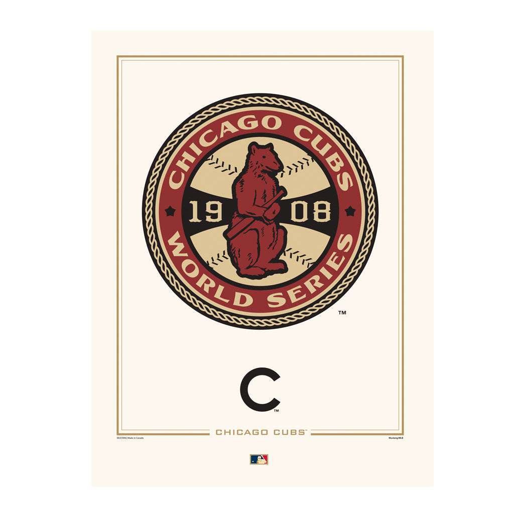 Chicago Cubs 1908 World Series 12x16 Print