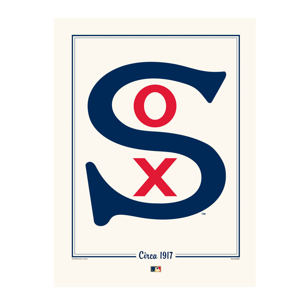 Chicago White Sox 12x16 Cooperstown Logo Print- 1917