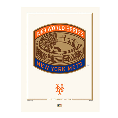 New York Mets 1969 World Series 12x16 Print
