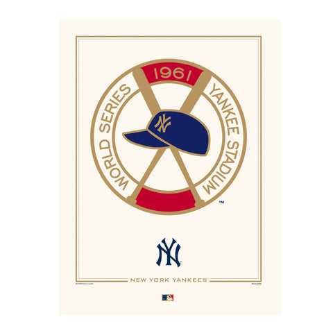 New York Yankees 1961 World Series 12x16 Print