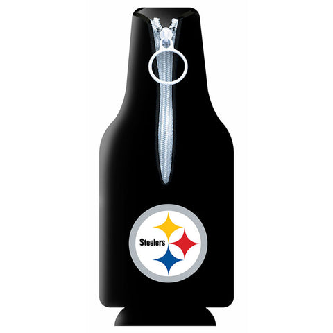 Black Flat Neoprene Bottle Suit - Pittsburgh Steelers