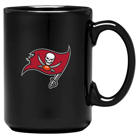 Tampa Bay Buccaneers 15oz Black Ceramic Mug