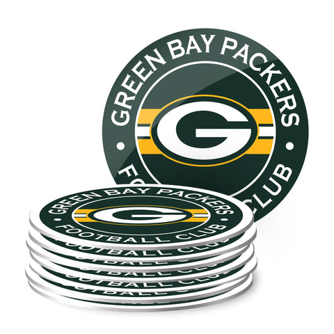 Green Bay Packers Eight Pack Coaster Set