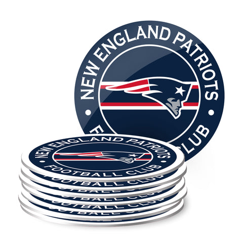New England Patriots Eight Pack Coaster Set